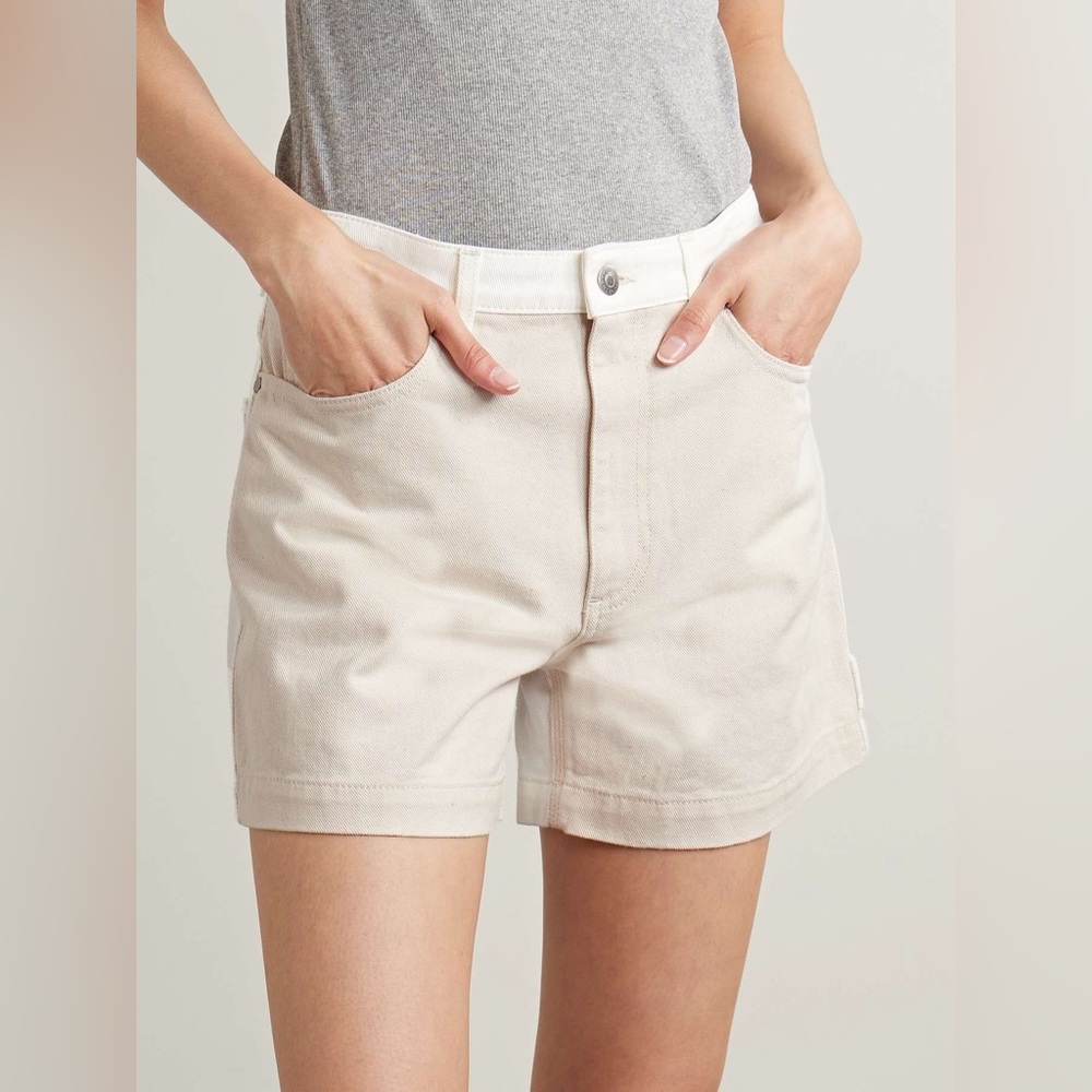 Stella McCartney: Two-tone denim shorts